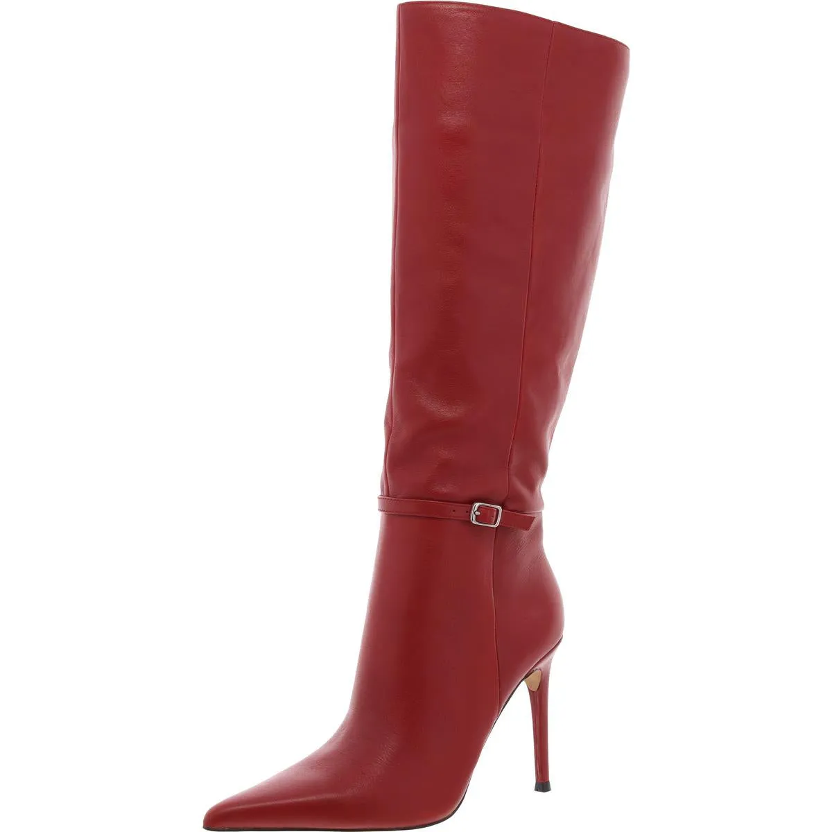 VOCA Womens Zipper Leather Knee-High Boots