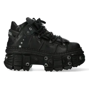 WALL106-S25 Boots Leather Platform Gothic