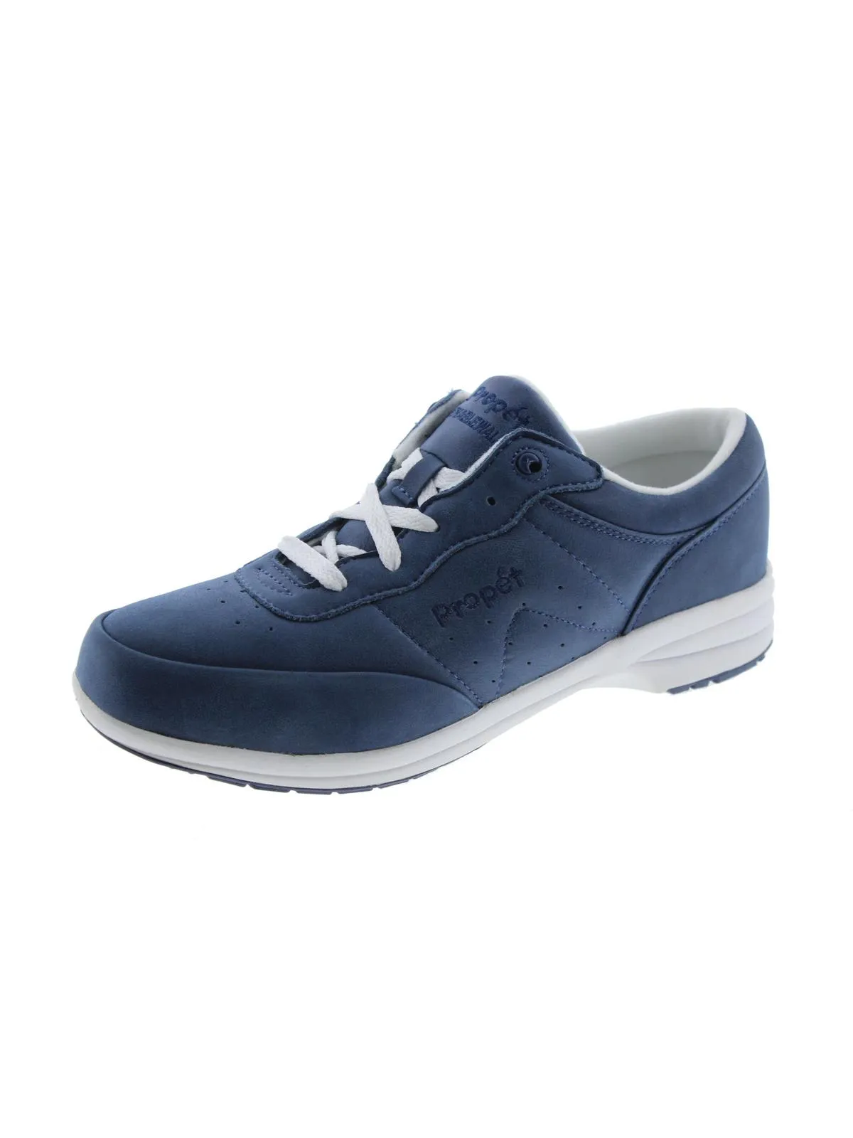 Washable Walker Womens Leather Lace Up Walking Shoes