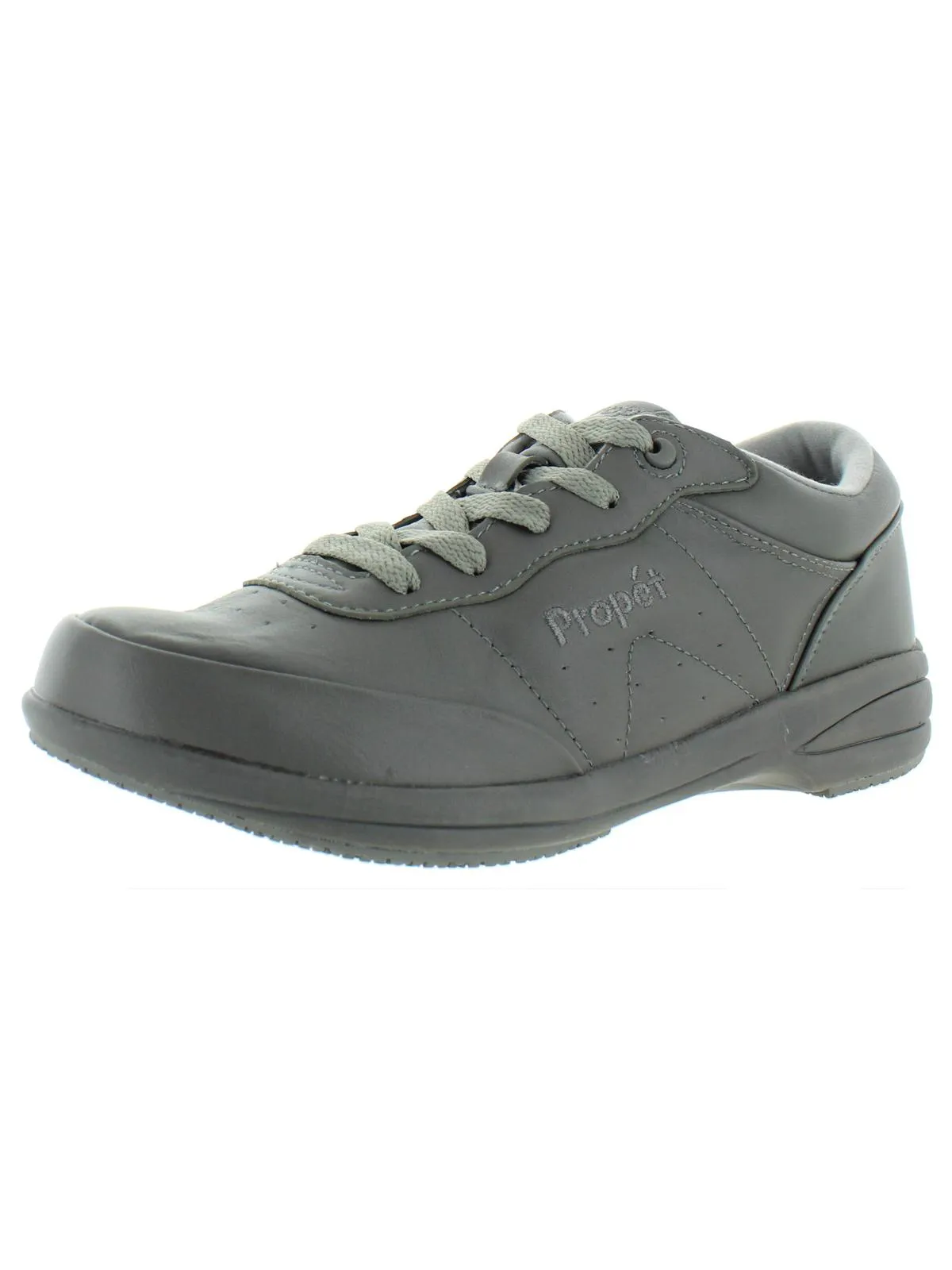Washable Walker Womens Leather Lace Up Walking Shoes