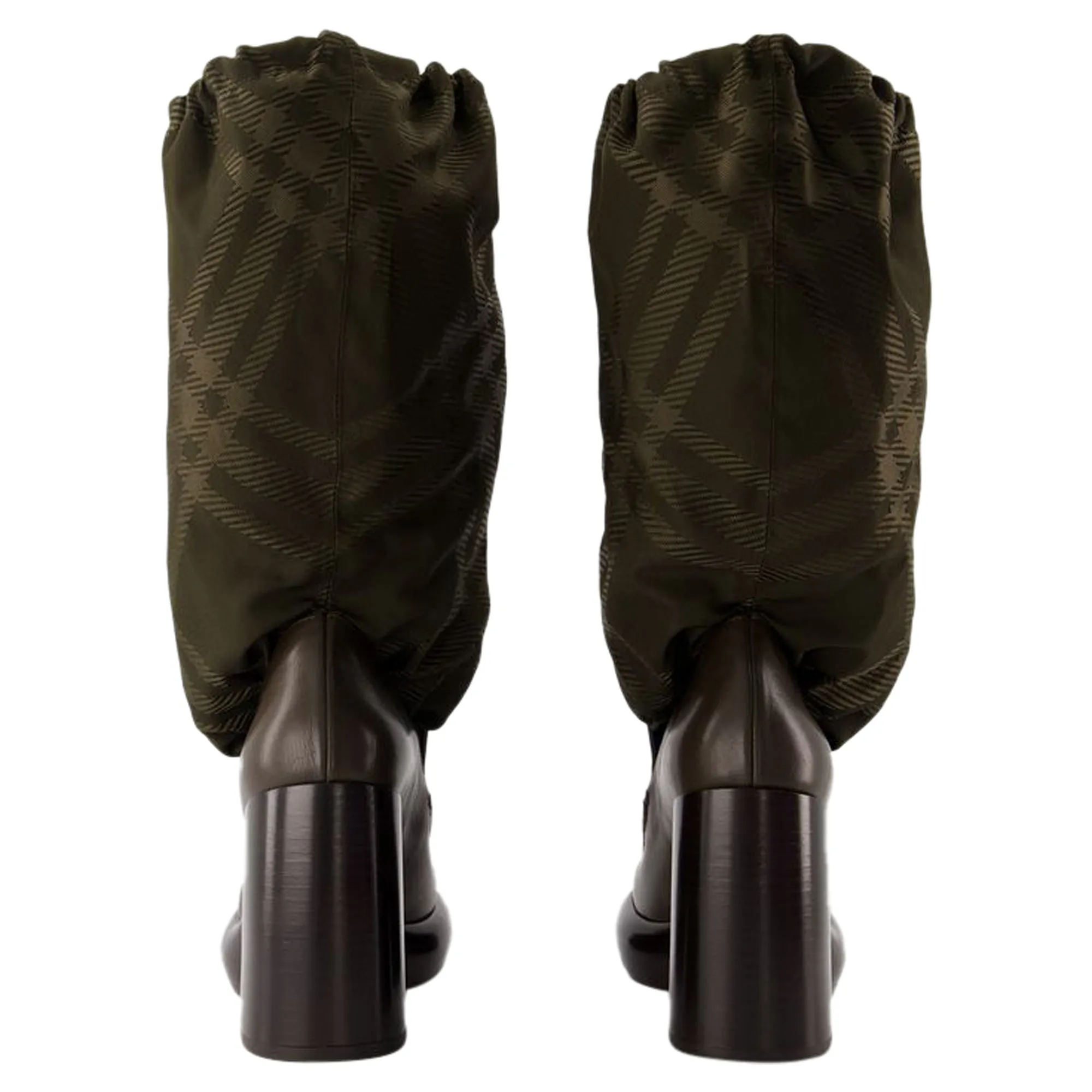 Wedge 95 Boots - Burberry - Leather - Multicolor