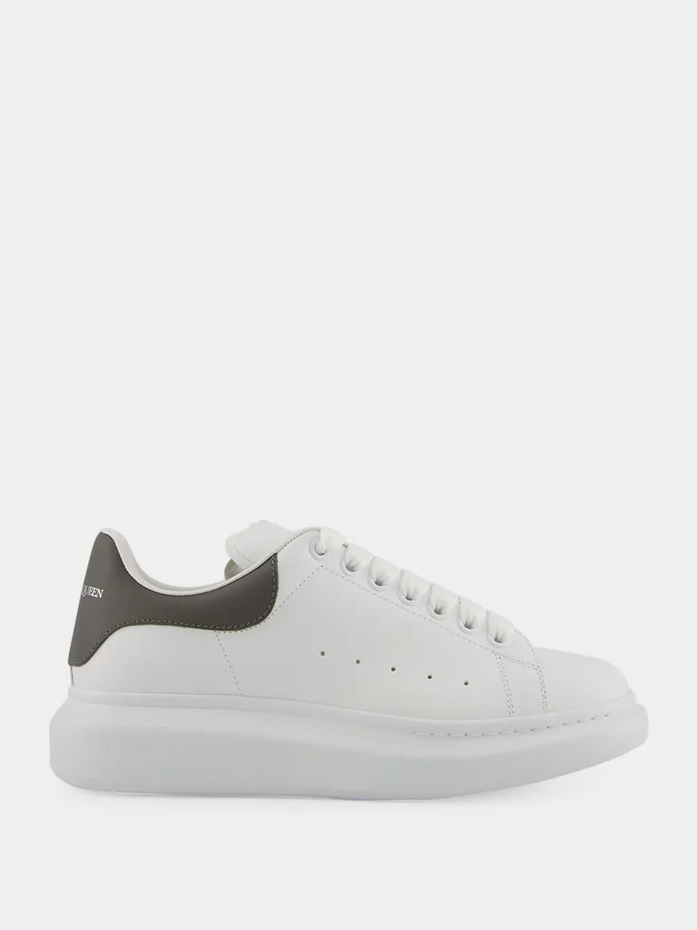White and Cool Grey Oversized Sneaker