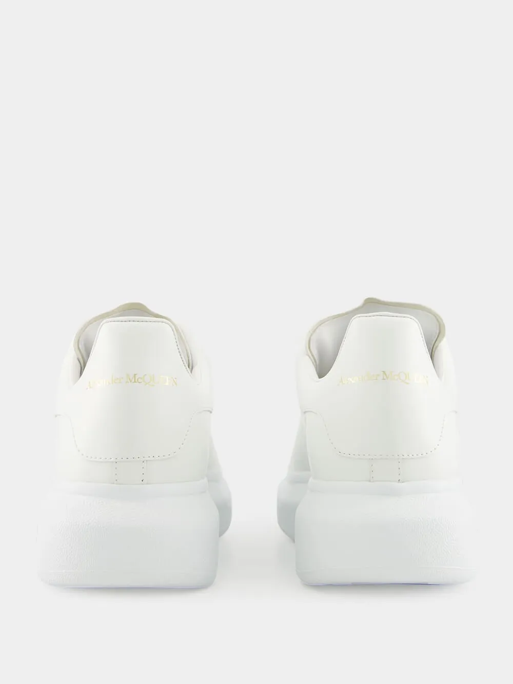 White Oversized Leather Sneaker