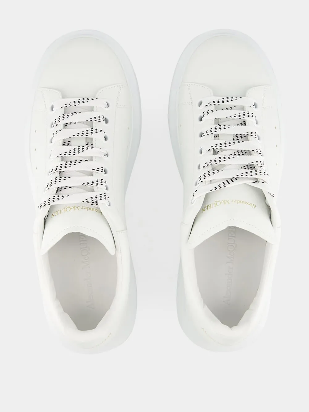 White Oversized Leather Sneaker