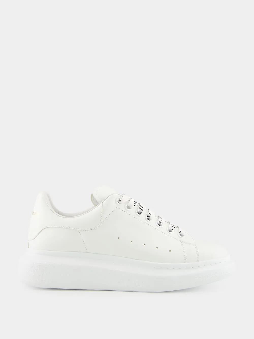 White Oversized Leather Sneaker