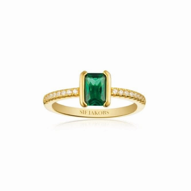 White Zirconia Roccanova Piccolo Ring SJ-R42266-GCZ-YG