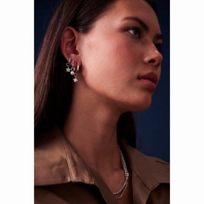 White Zirconia Stella Earring Charm SJ-CH2381-CZ