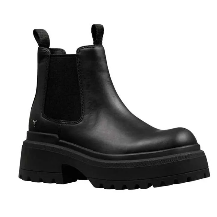 WINDSOR SMITH DOPAMINE BLACK BOOTS