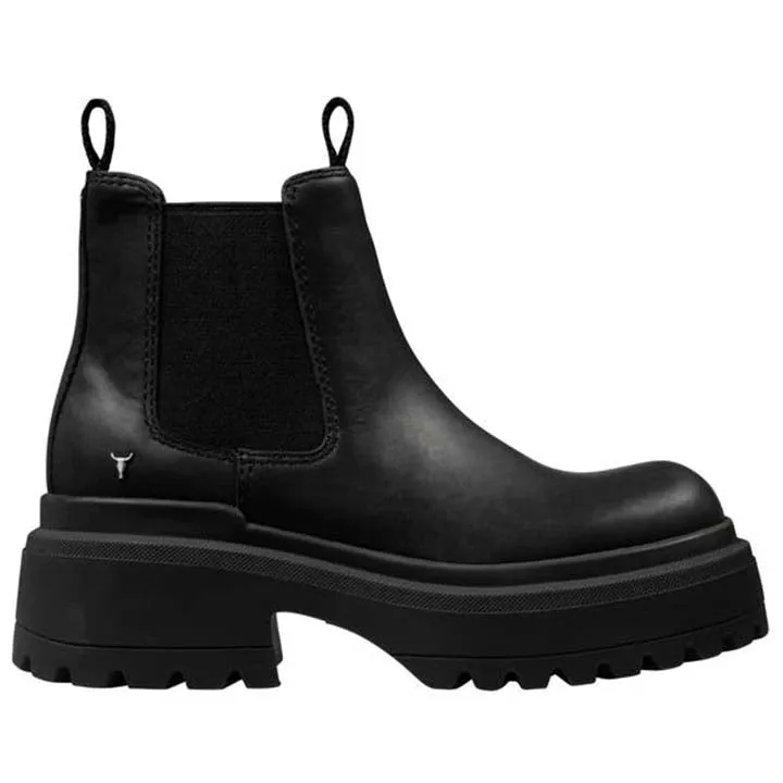 WINDSOR SMITH DOPAMINE BLACK BOOTS