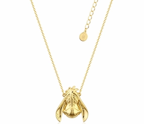 Winnie the Pooh - Eeyore - Gold Neckace & Earrings