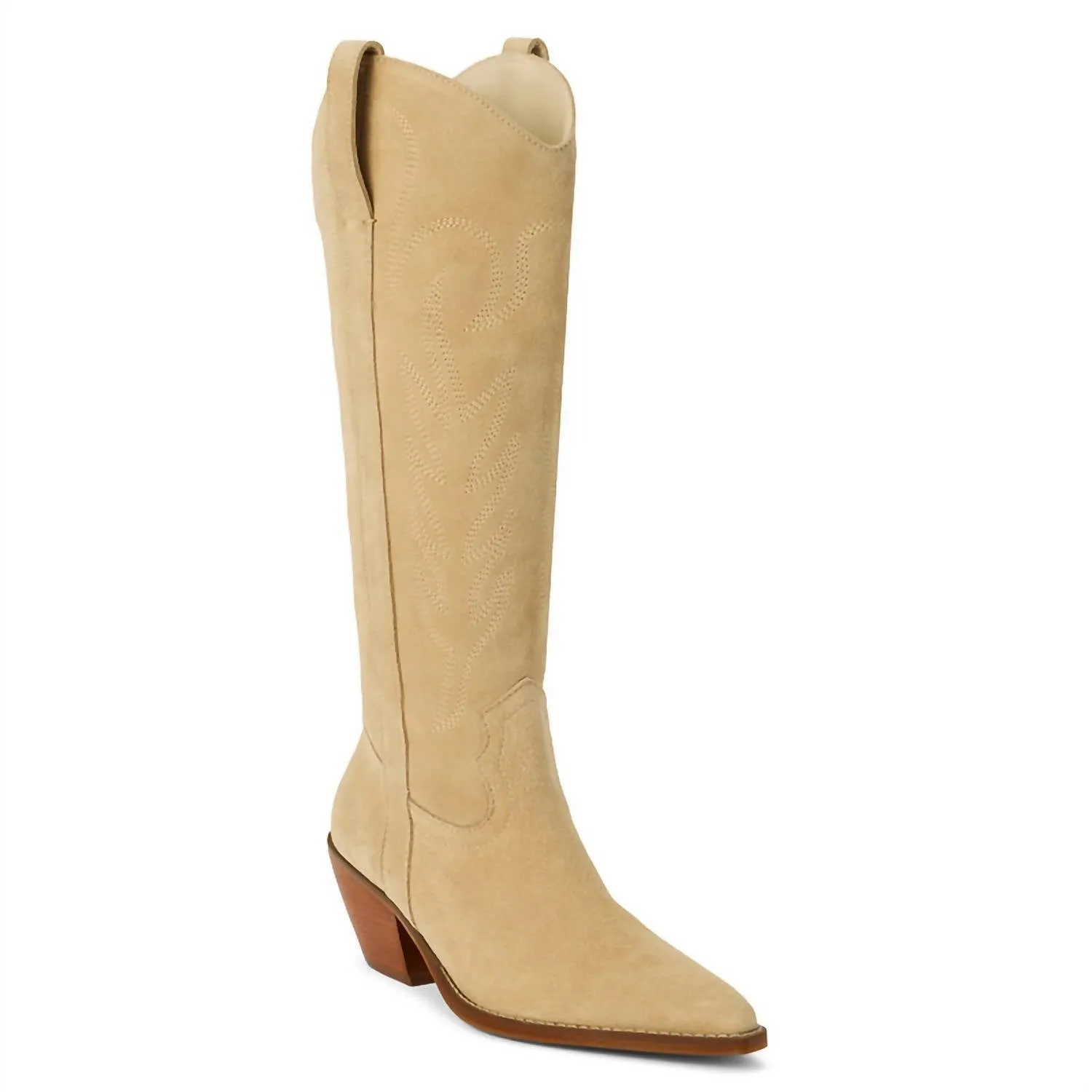 Women's Agency Knee-High Boot In Cream
