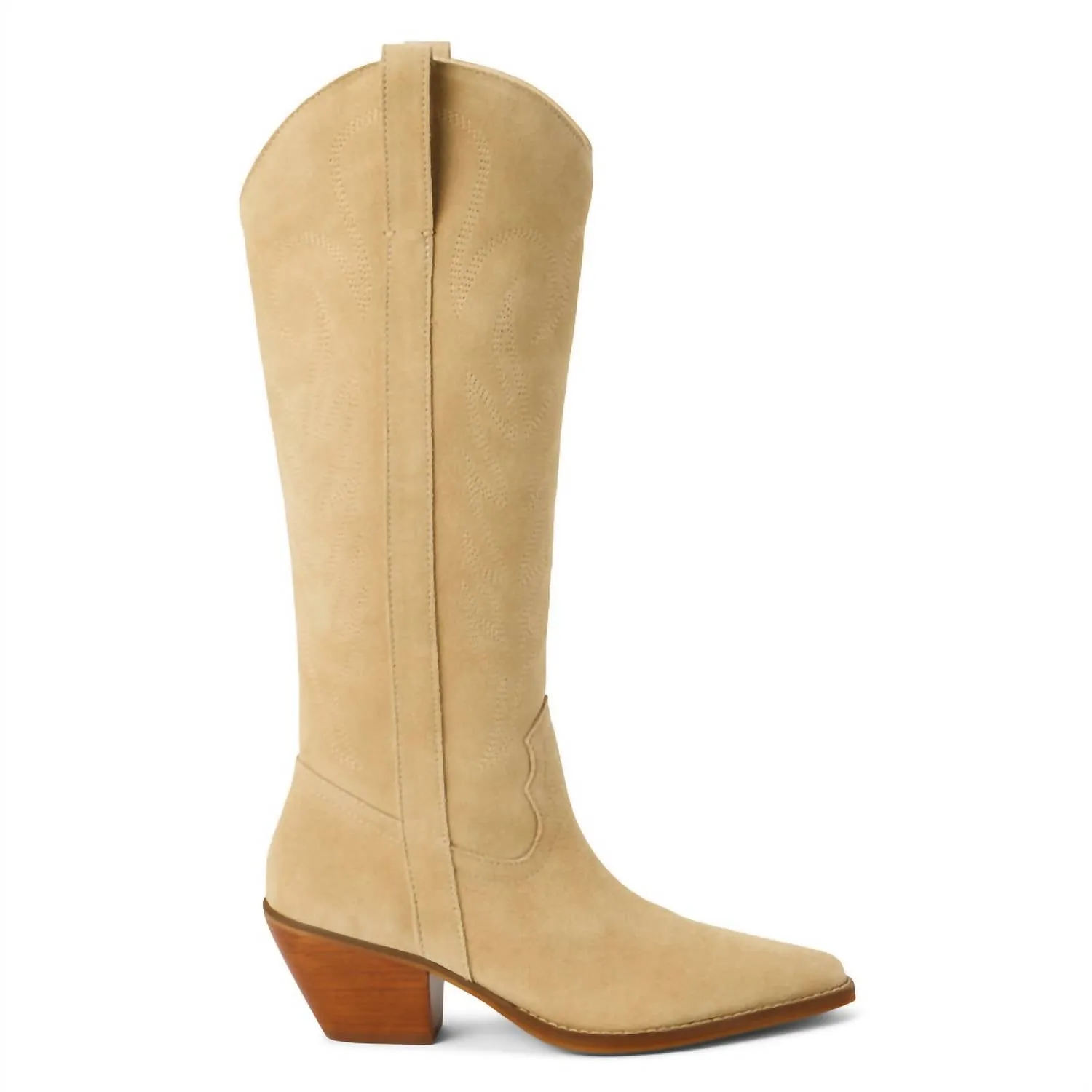 Women's Agency Knee-High Boot In Cream