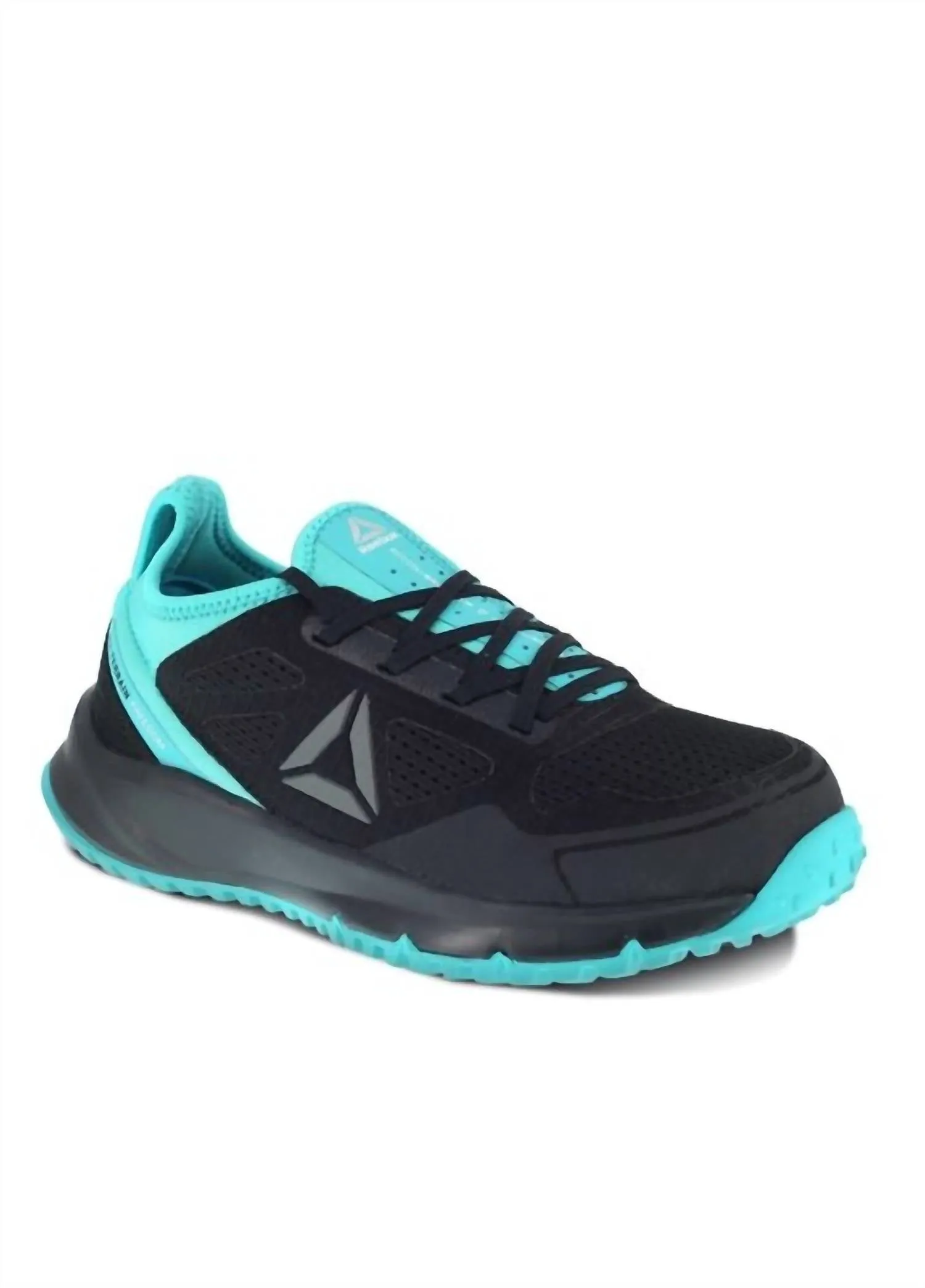 Women's All Terrain Trail Running Work Shoes - Wide Width In Black