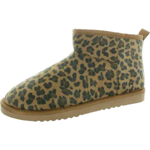 Womens Animal Print Booties