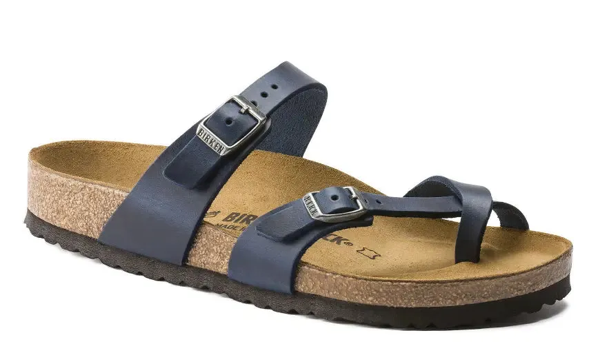 Womens Birkenstock Mayari Oiled Leather  Elegant Sandal with Supportive Comfort