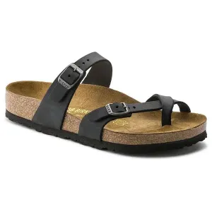 Womens Birkenstock Mayari Oiled Leather  Elegant Sandal with Supportive Comfort