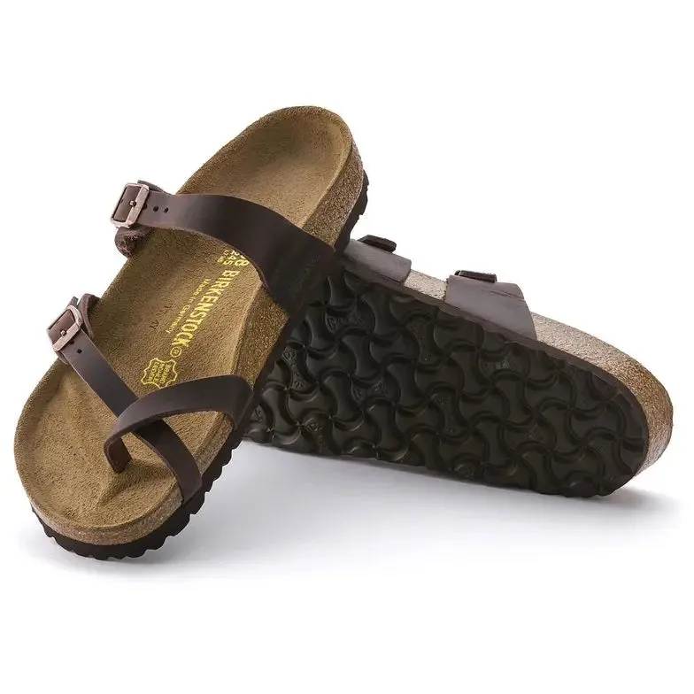 Womens Birkenstock Mayari Oiled Leather  Elegant Sandal with Supportive Comfort