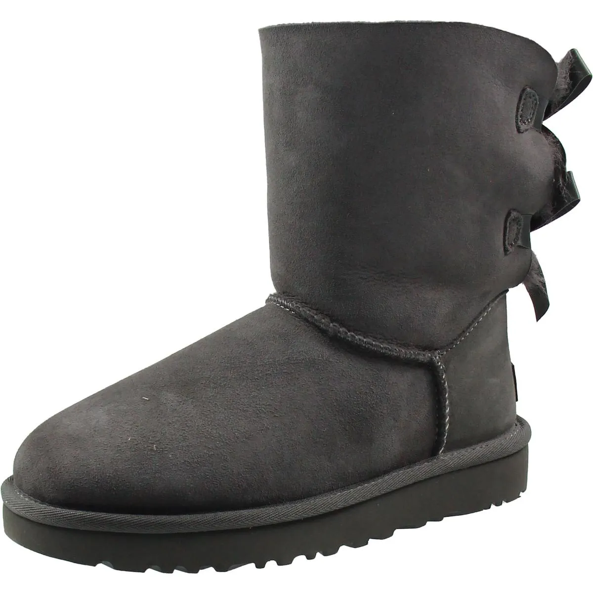Womens Bow Leather Winter & Snow Boots