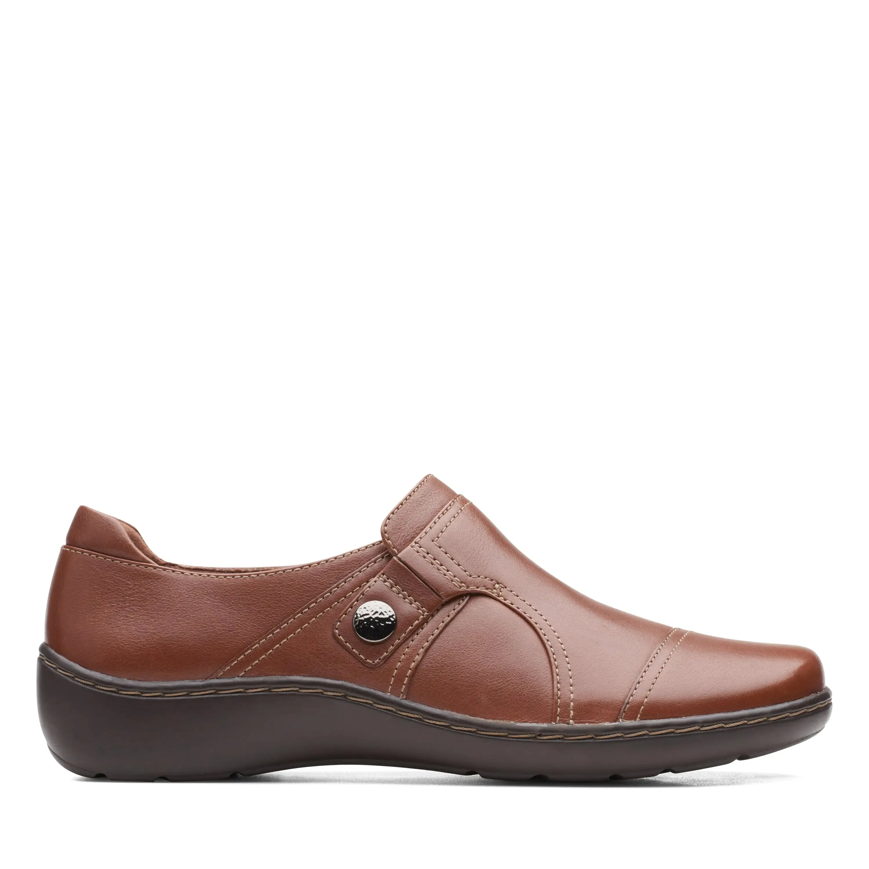 Womens Clarks Cora Poppy  Effortless Slip-On Comfort