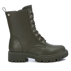Women's Combat Booties In Kakhi