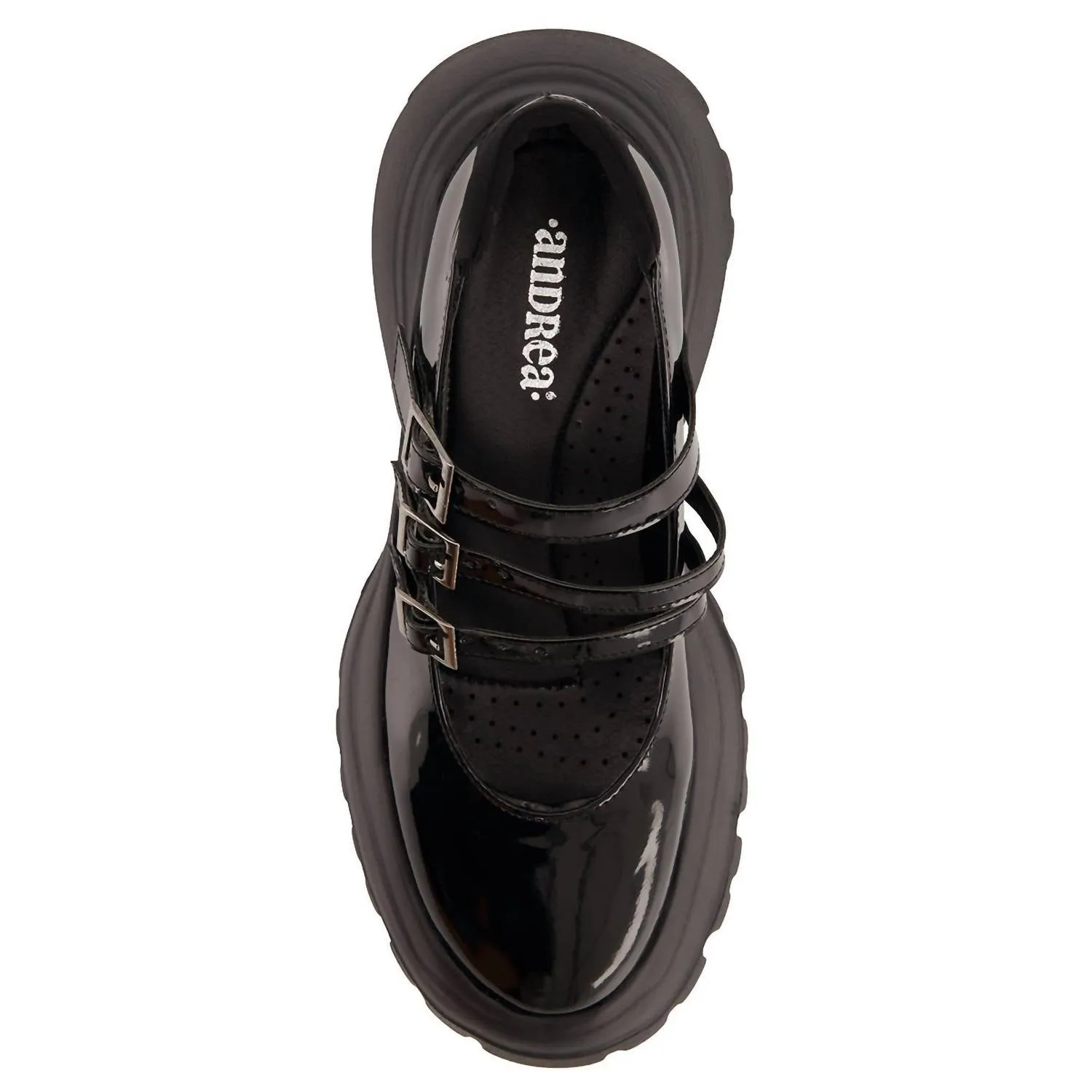Women's Combat Mary Janes Shoes In Black