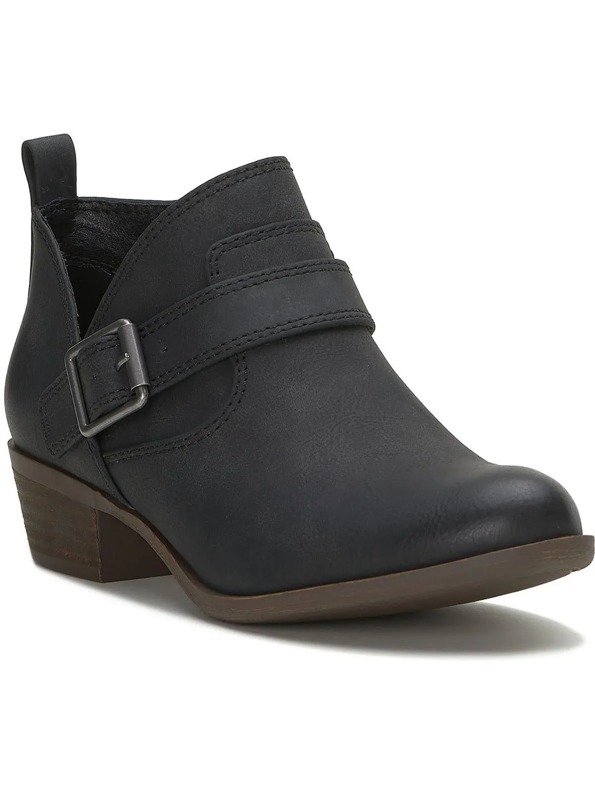 Womens Cut out Pointed Toe Mid-Calf Boots