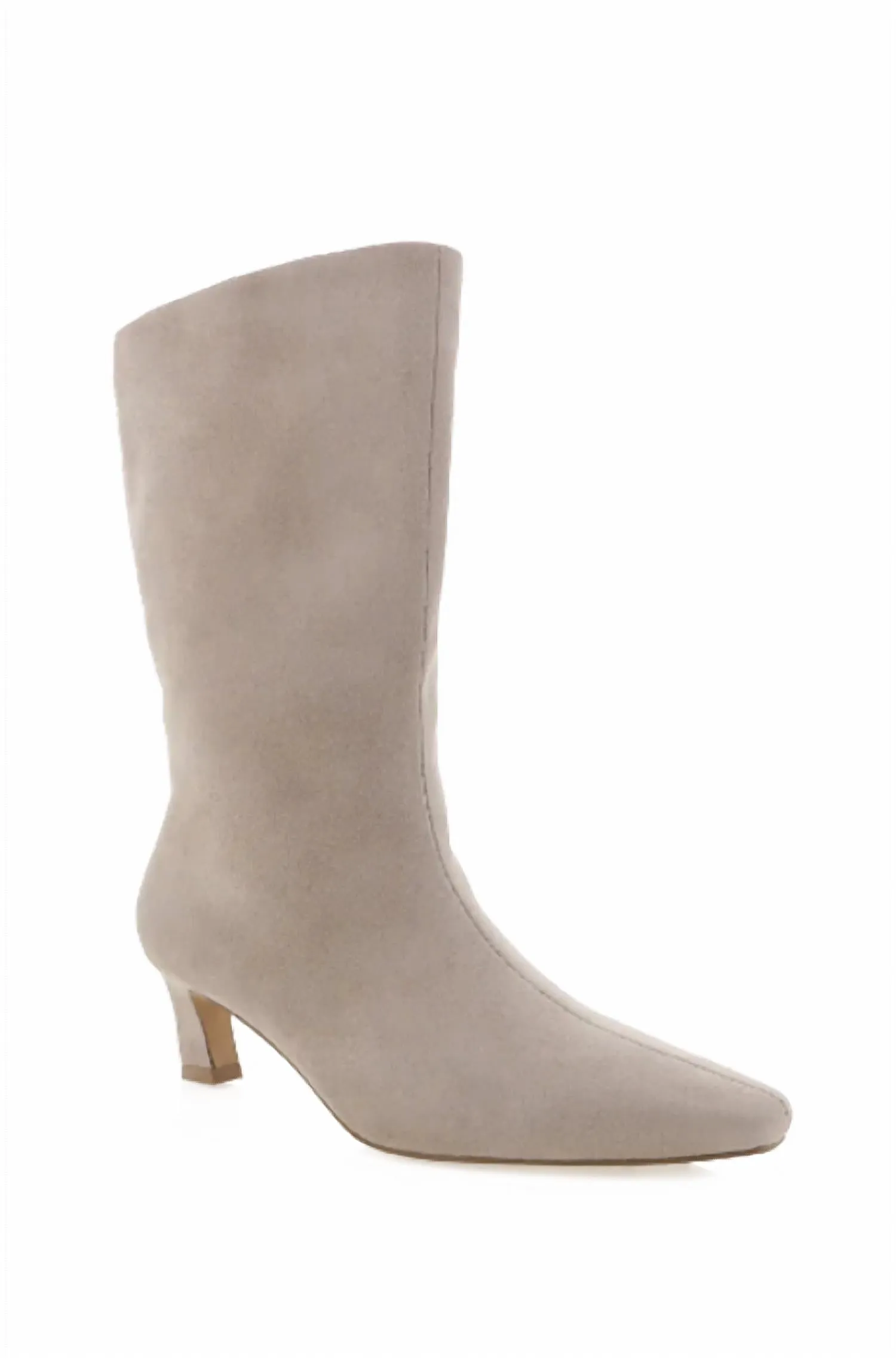 Women's Eliot Square Toe Boot In Mist Suede