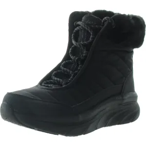Womens Faux Fur Lined Faux Fur Shearling Boots