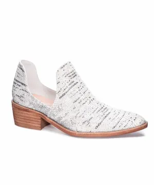 Women's Fortune Ankle Boot In Lizard White/black