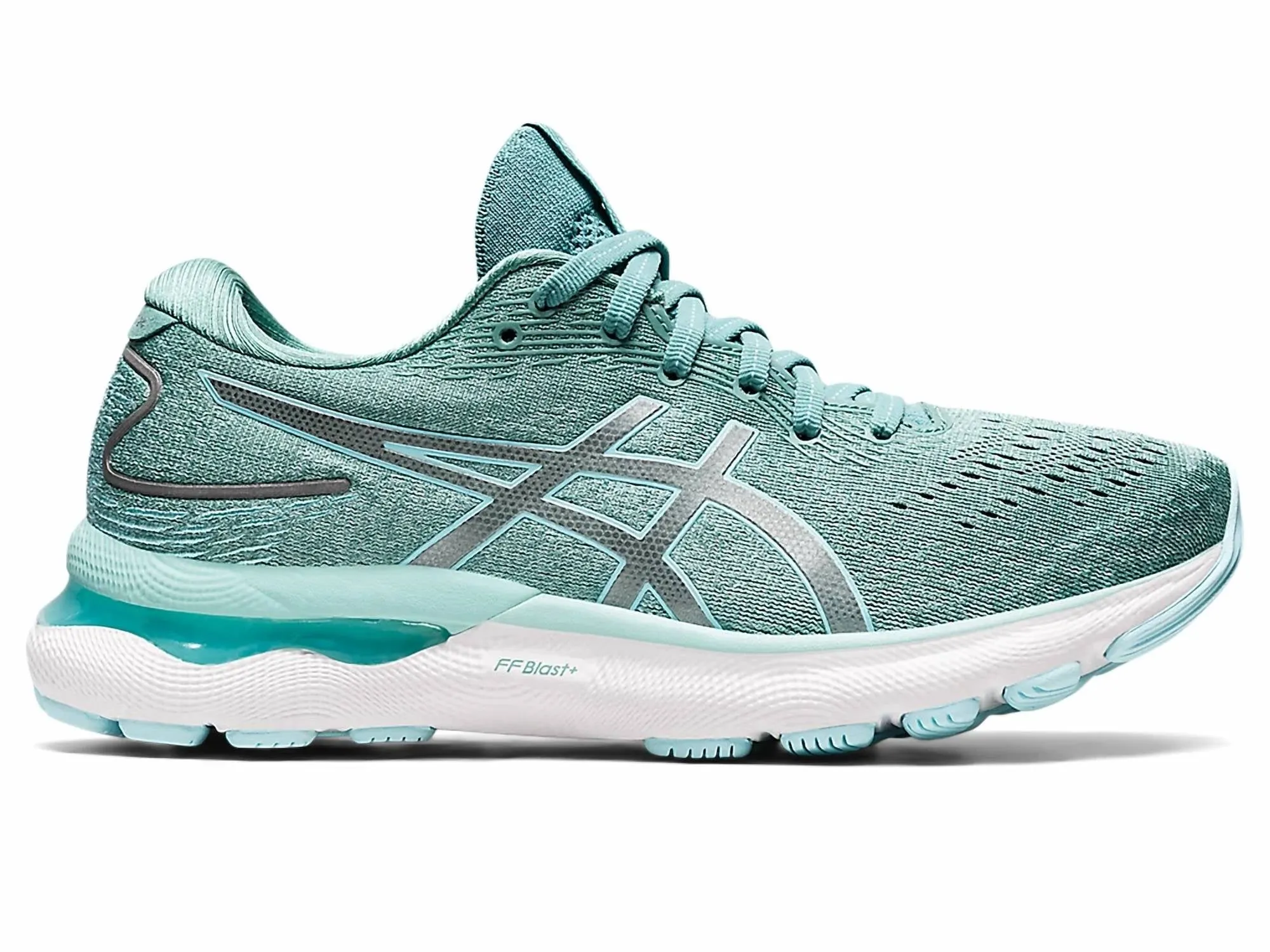 WomenS Gel-Nimbus 24 Running Shoes In Sage/clear Blue
