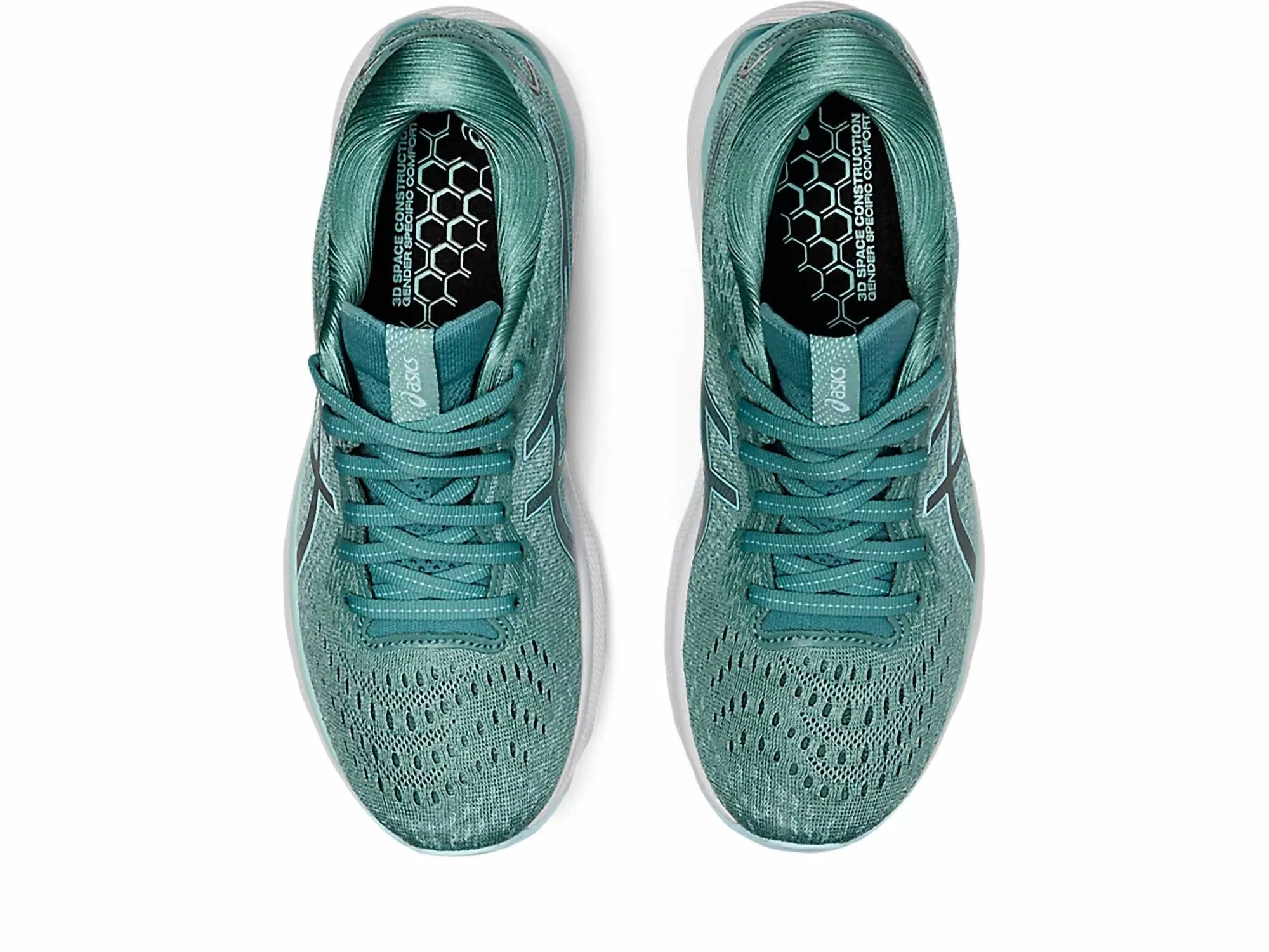 WomenS Gel-Nimbus 24 Running Shoes In Sage/clear Blue