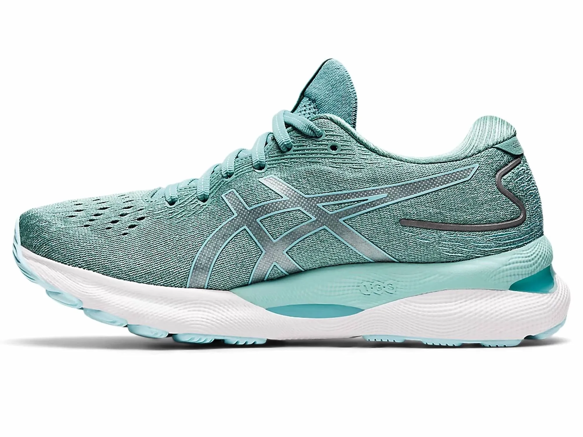 WomenS Gel-Nimbus 24 Running Shoes In Sage/clear Blue