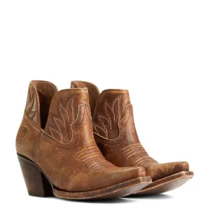 Women's Hazel Western Boots In Distressed_Brown