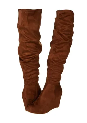 Women's Larisa Over The Knee Boot In Honey Brown