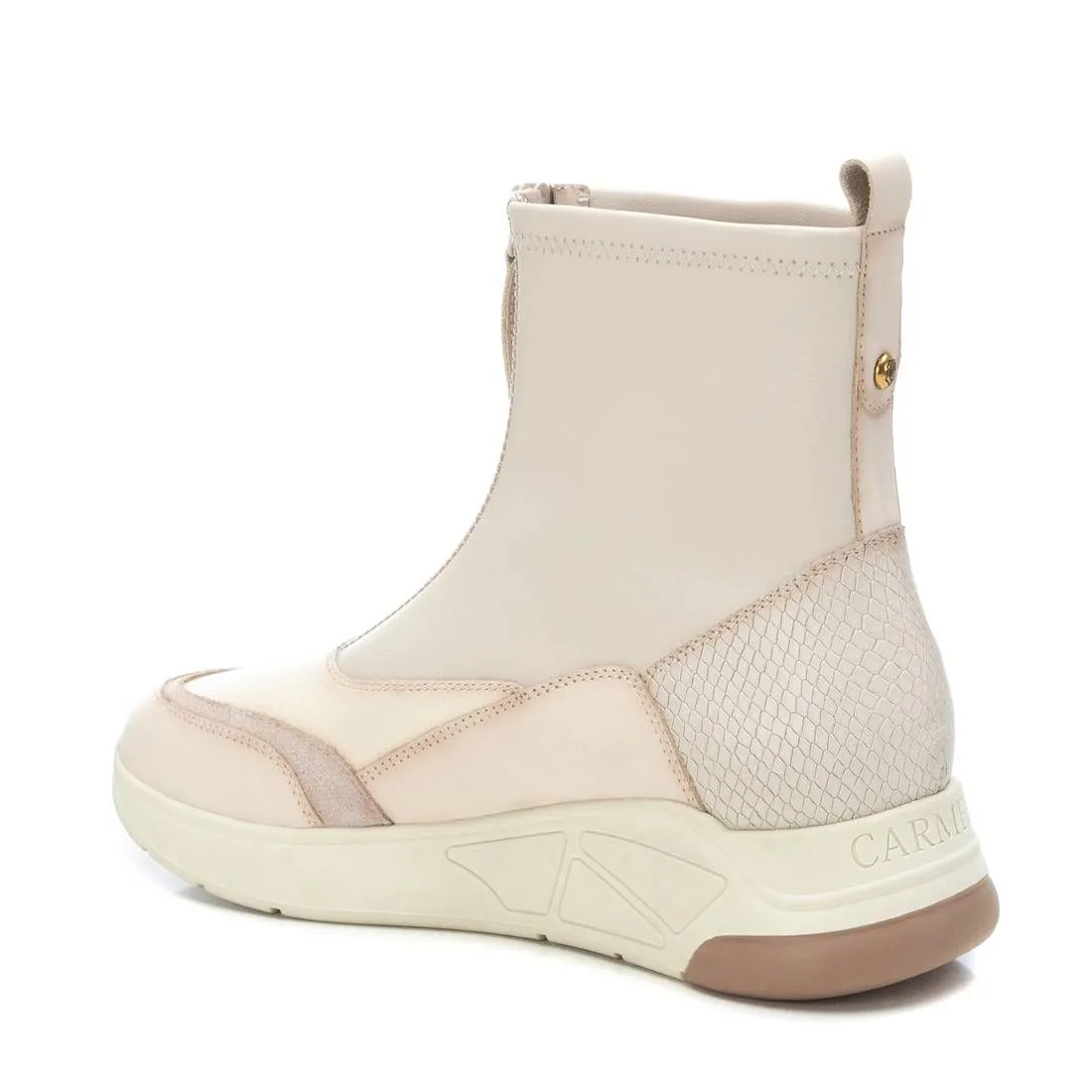 Women's Leather Casual Booties Carmela By XTI