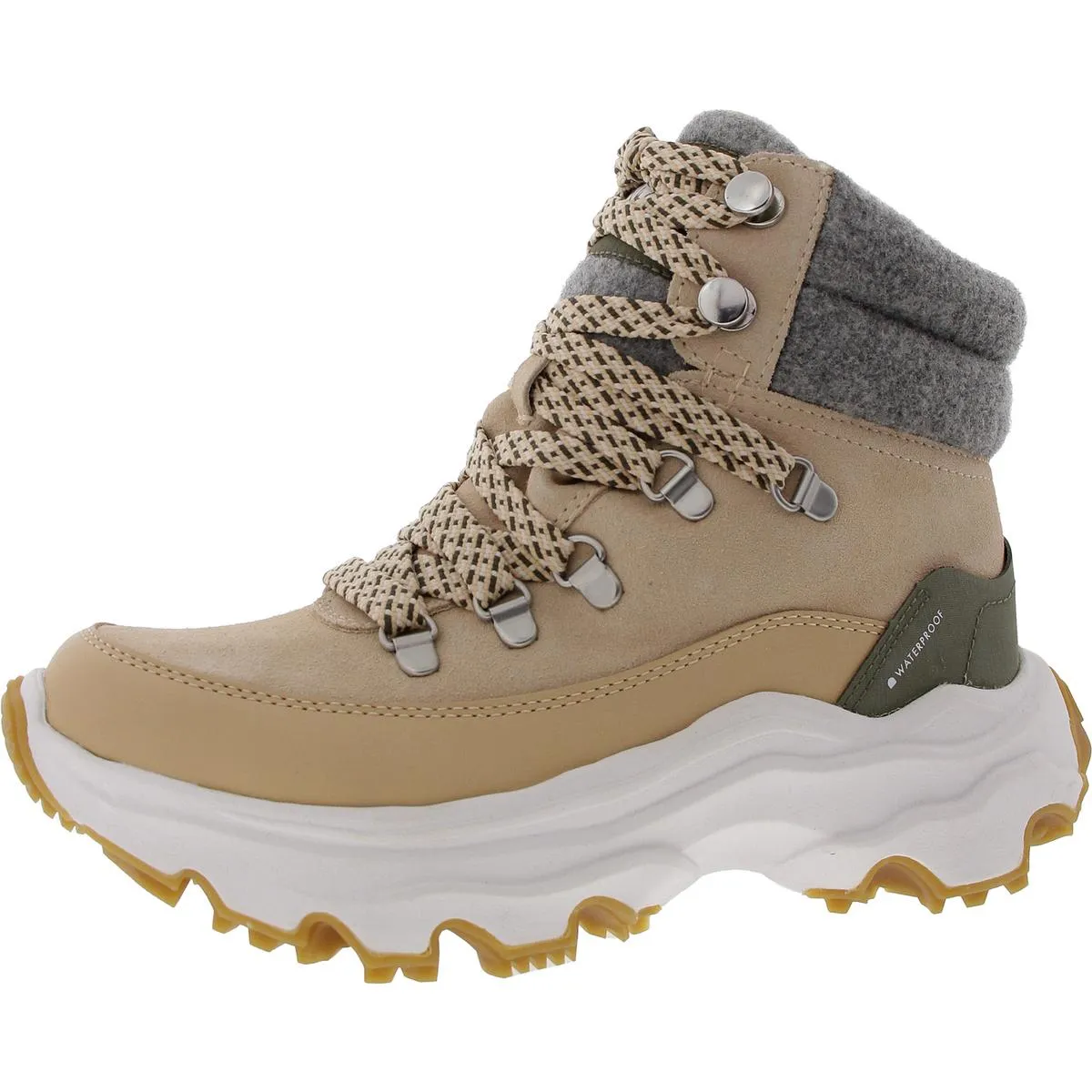 Womens Leather Sneaker Hiking Boots