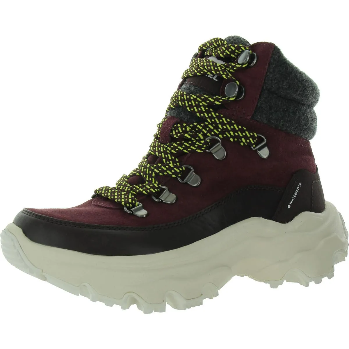 Womens Leather Sneaker Hiking Boots