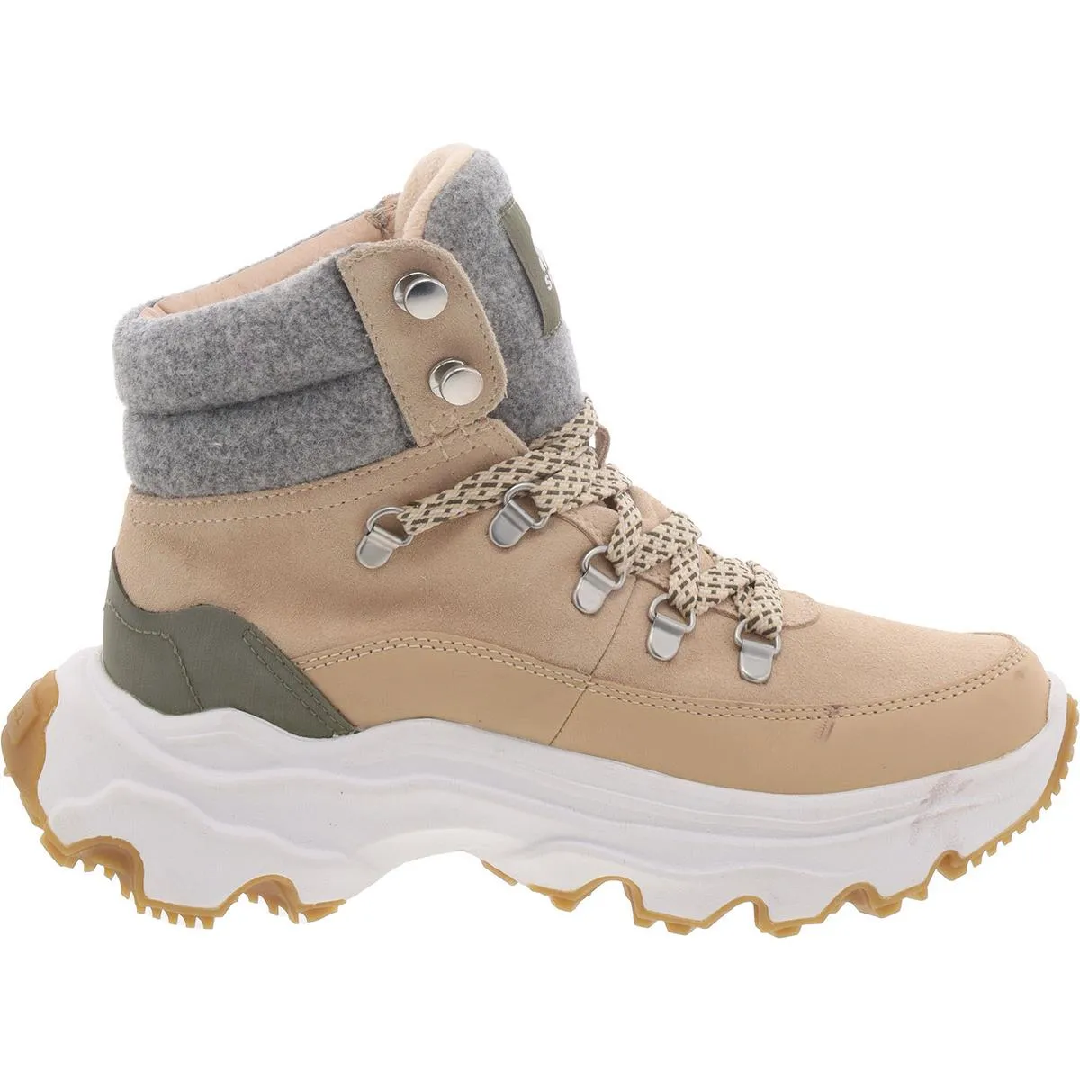 Womens Leather Sneaker Hiking Boots