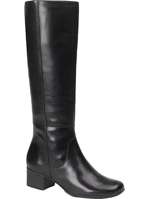 Womens Leather Tall Knee-High Boots