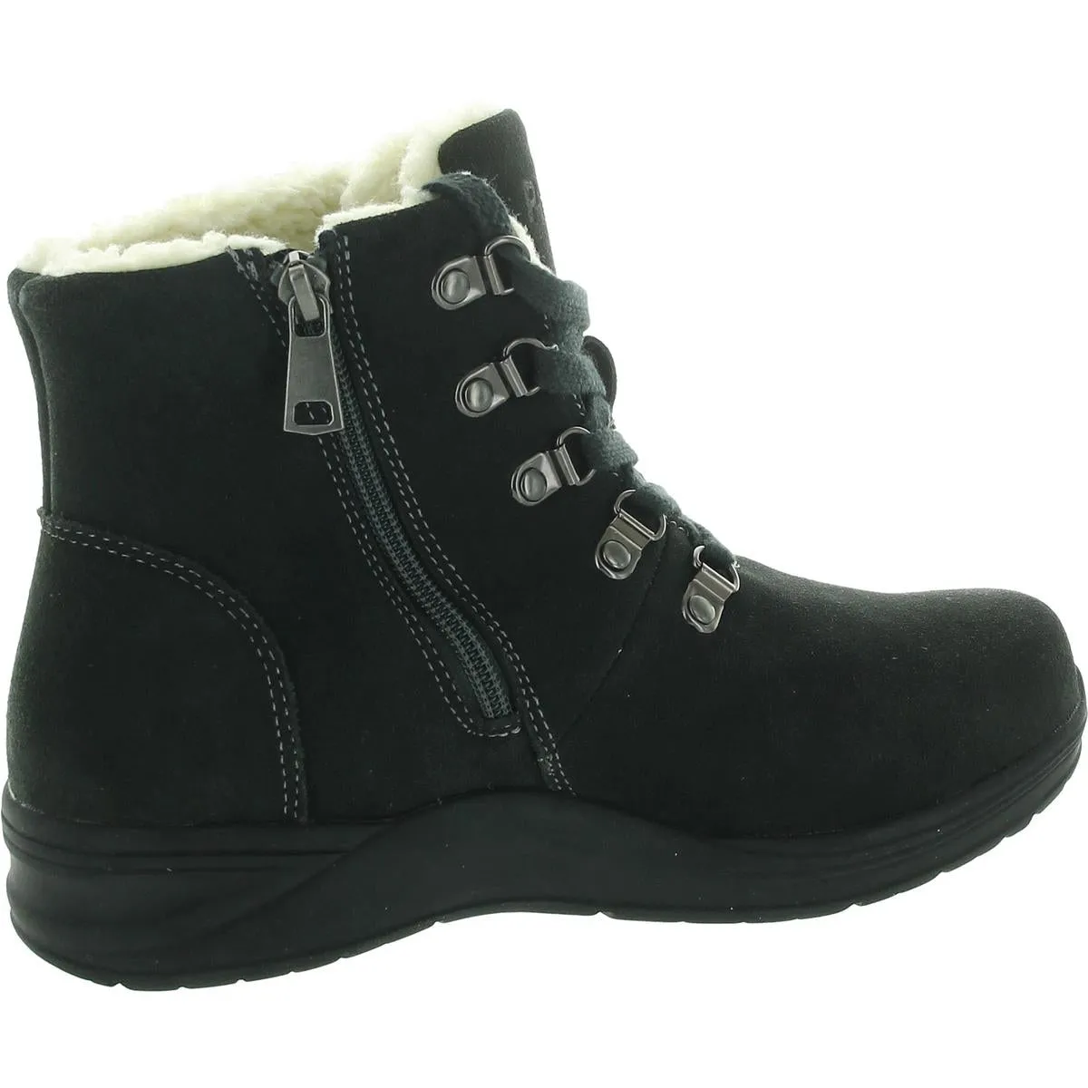 Womens Lined Leather Winter & Snow Boots