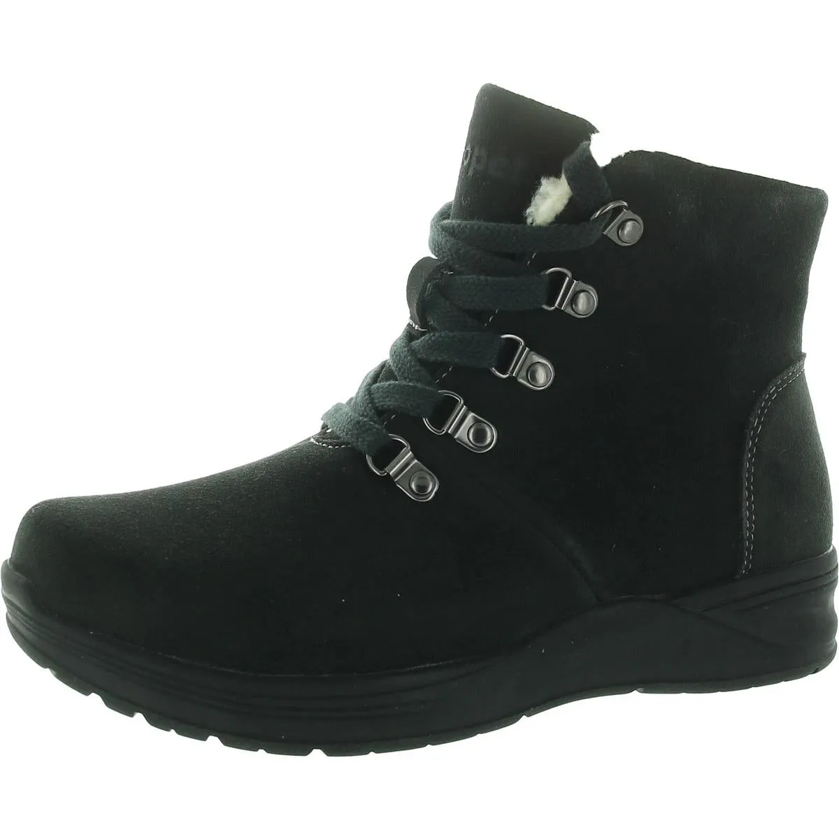 Womens Lined Leather Winter & Snow Boots