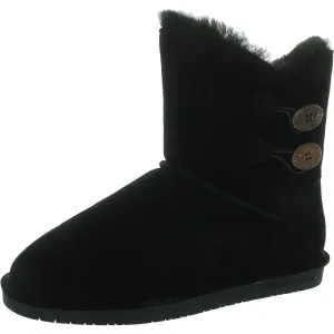 Womens Lined Suede Winter & Snow Boots