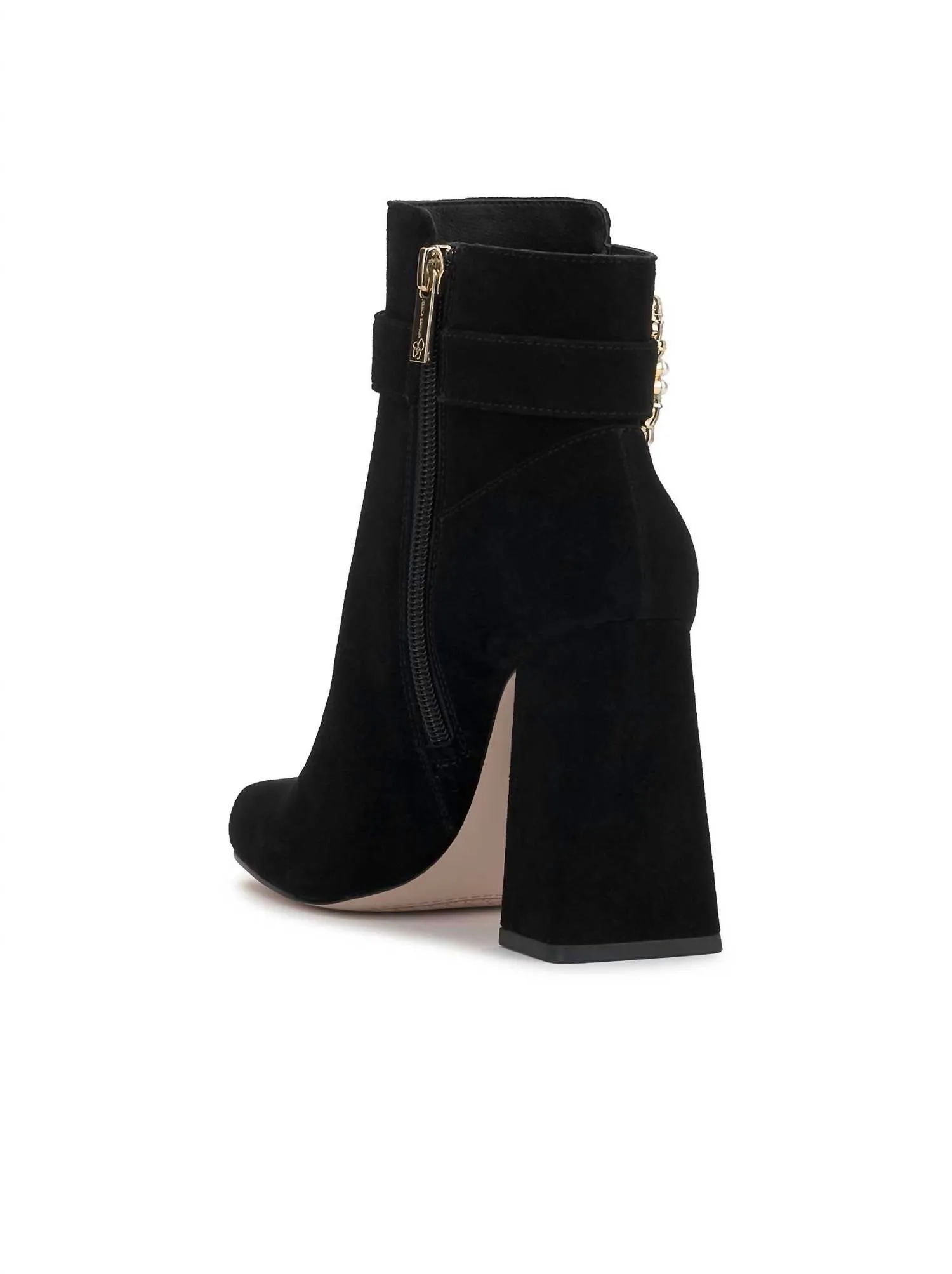 Women's Luminna Block Heeled Bootie In Black