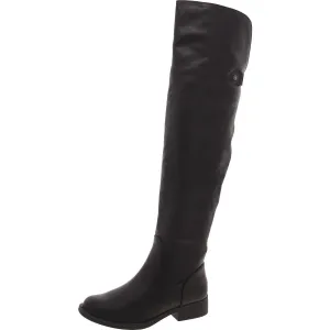 Womens Padded Insole Zipper Over-The-Knee Boots
