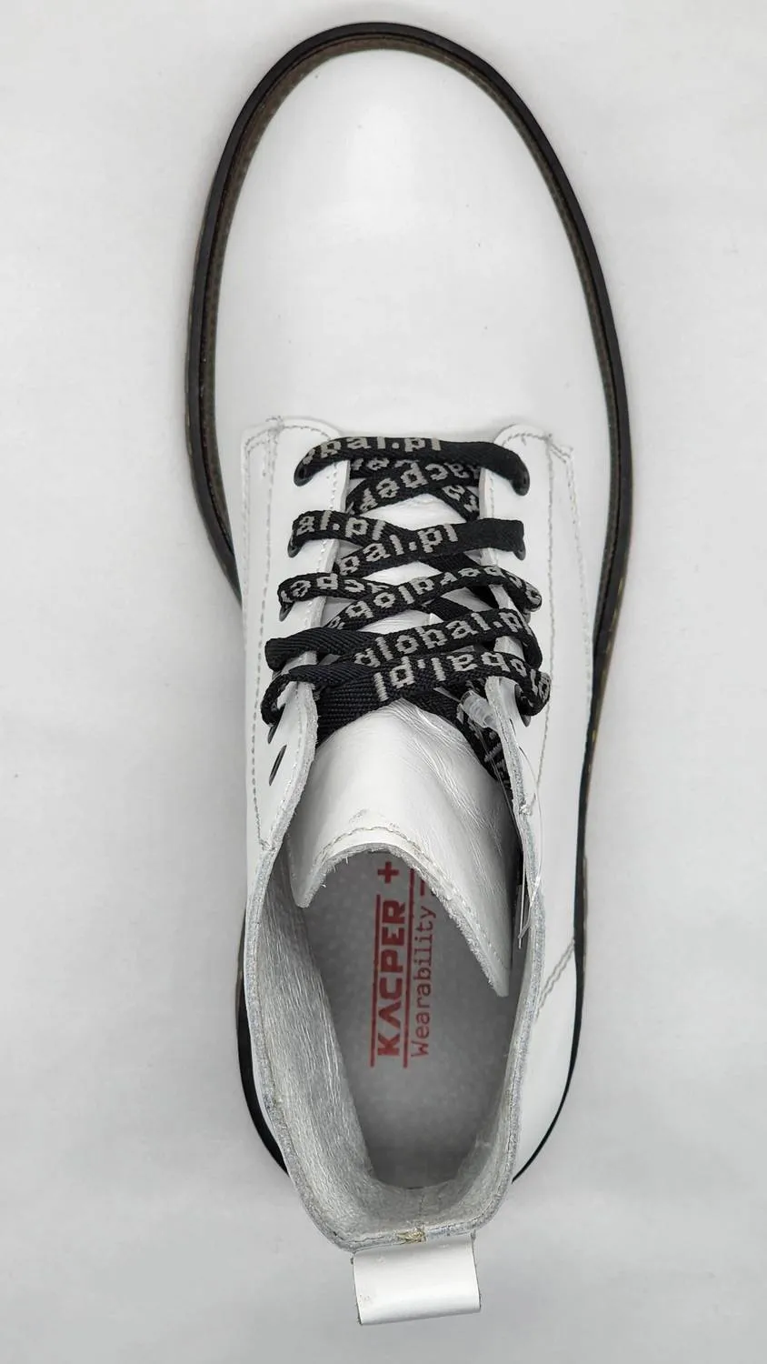 Women's Premium Leather Boots In White
