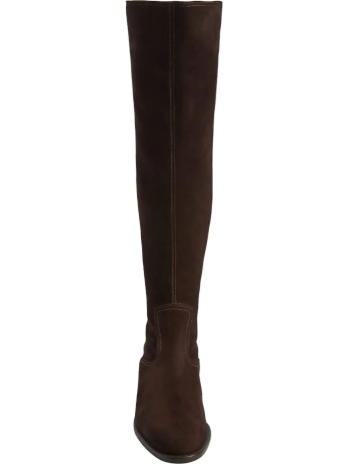 Women's Pull-On Boots In Chocolate Suede