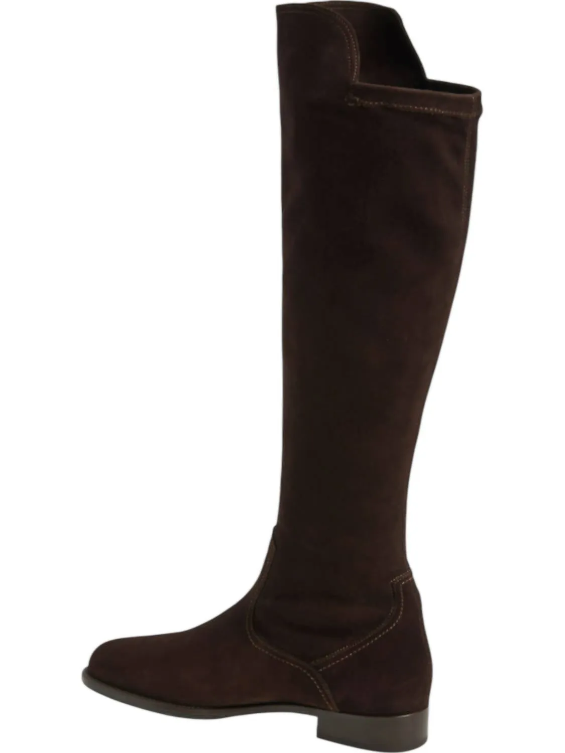 Women's Pull-On Boots In Chocolate Suede