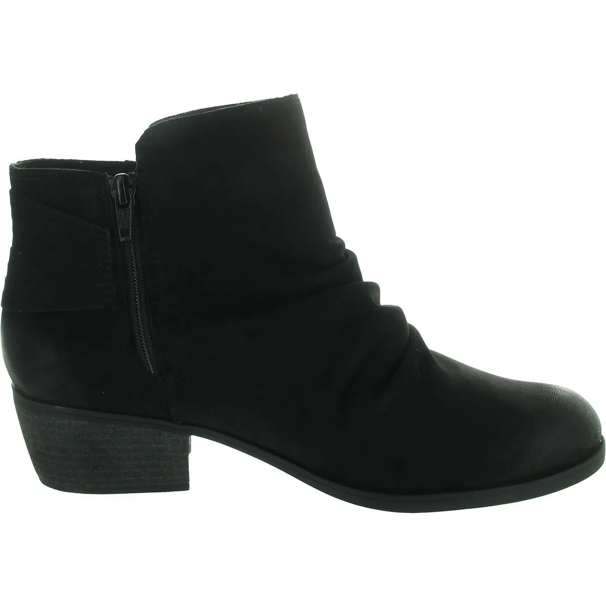 Womens Ruched Ankle Boots