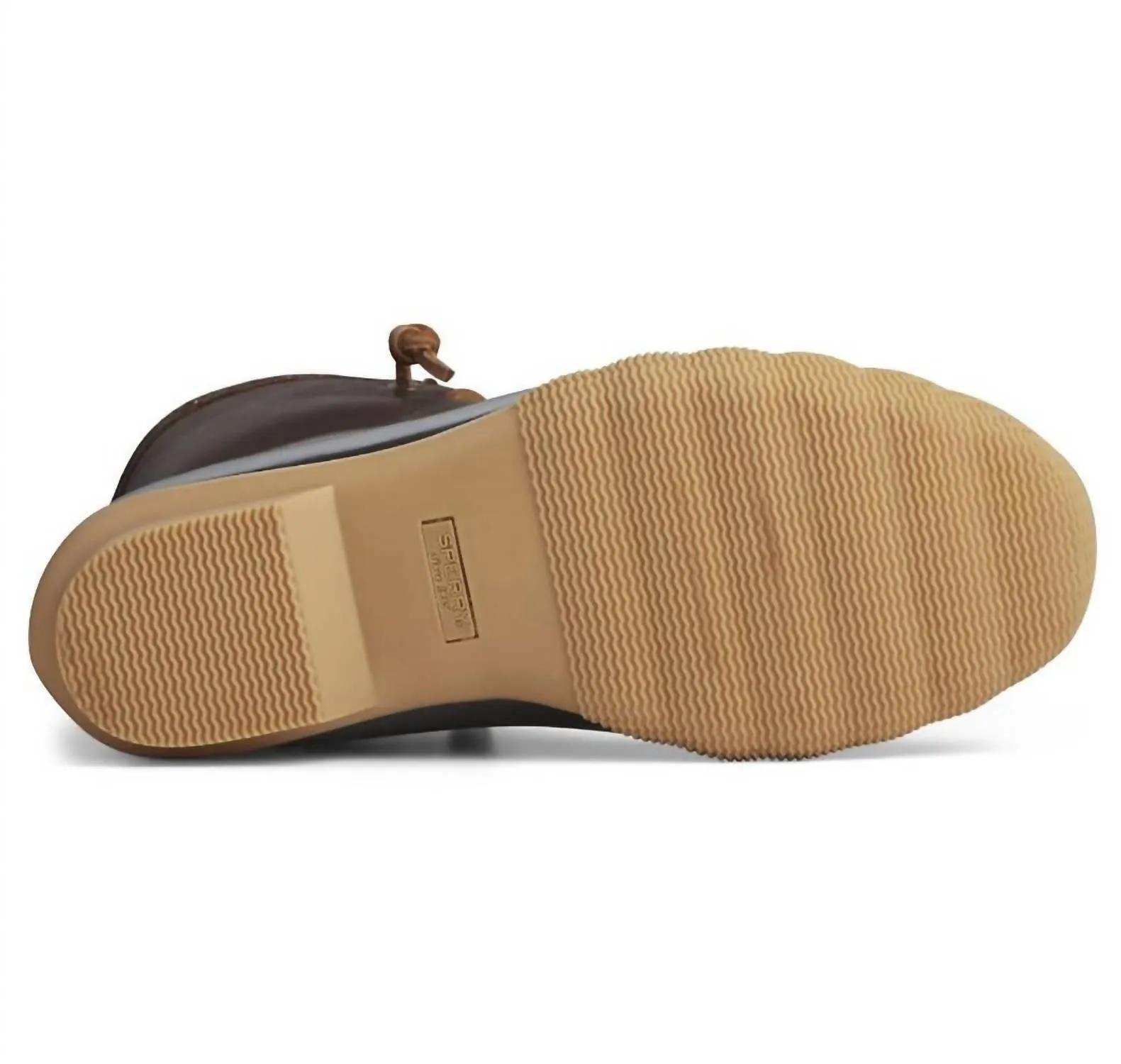 Women's Saltwater Duck Boot In Tan/dark Brown