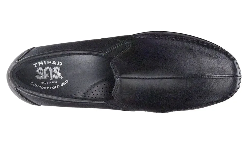 Womens SAS Dream  Sleek Leather Slip-On with Cushioning & Flexibility